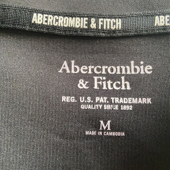 ABERCROMBIE & FITCH WOMENS GREY FULL ZIP HOODIE W/THERMAL SLEEVES SZ M - Picture 5 of 9